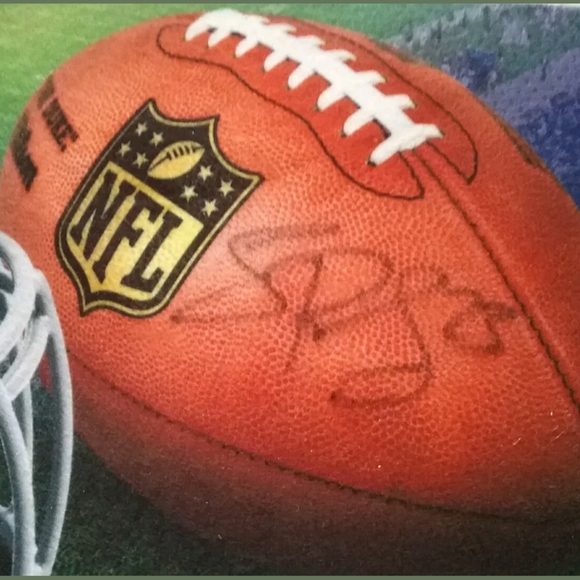 Rashad  Jennings,  NY GIANTS, autographed  banner - Picture 1 of 4